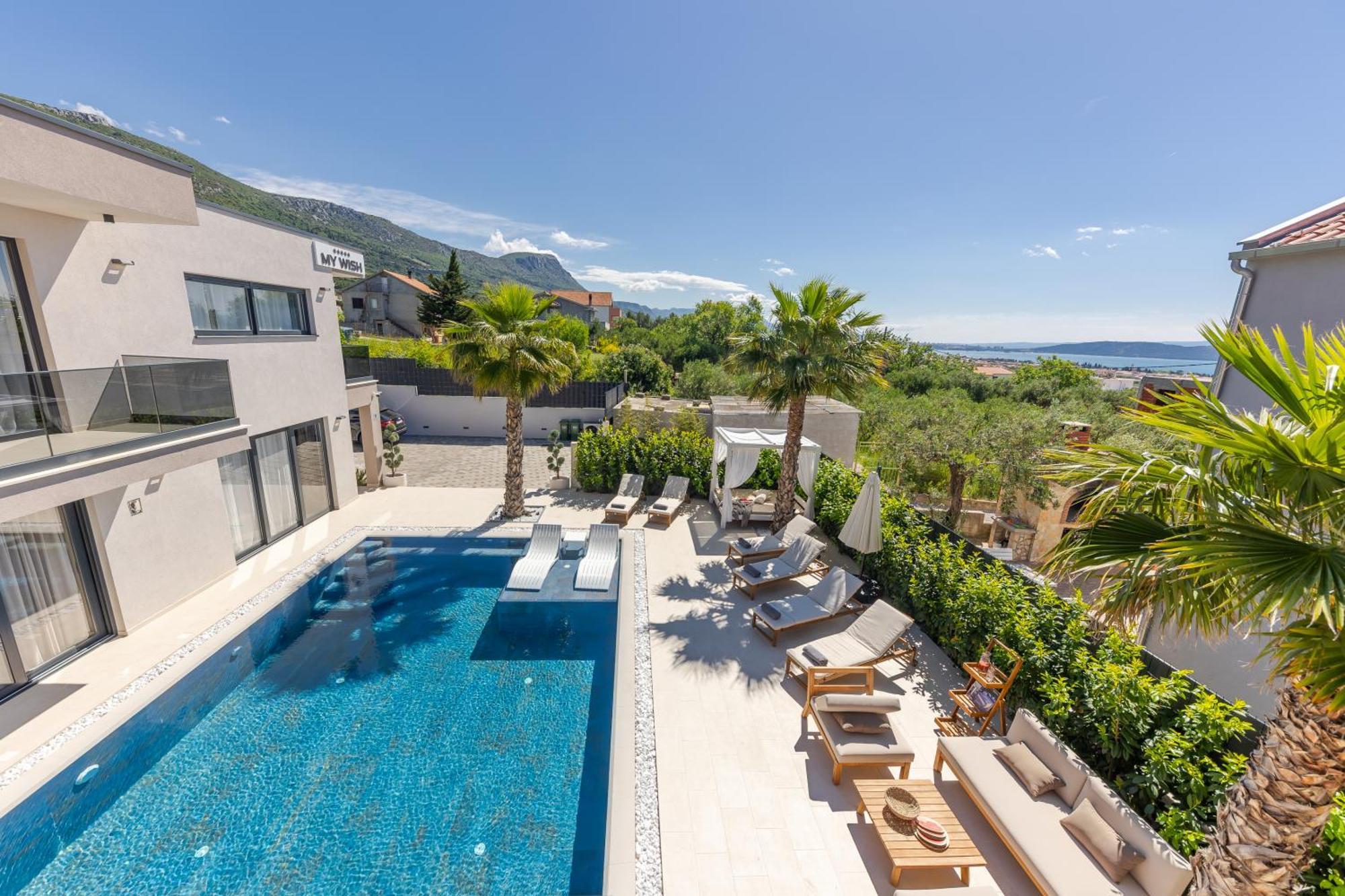 Luxury Villa My Wish With Pool Kaštel Stari Dış mekan fotoğraf
